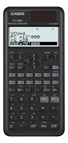 Calculadora Financiera Casio Fc V L Neas M Ltiples Cuotas Sin