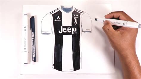 Dibuja la camiseta de la Juve Juventus de Turín FC YouTube