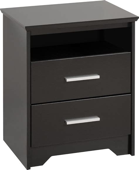 Prepac Coal Harbor Contemporary Tall Nightstand Side Table