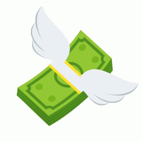 Money With Wings Joypixels Sticker Money With Wings Joypixels Flying