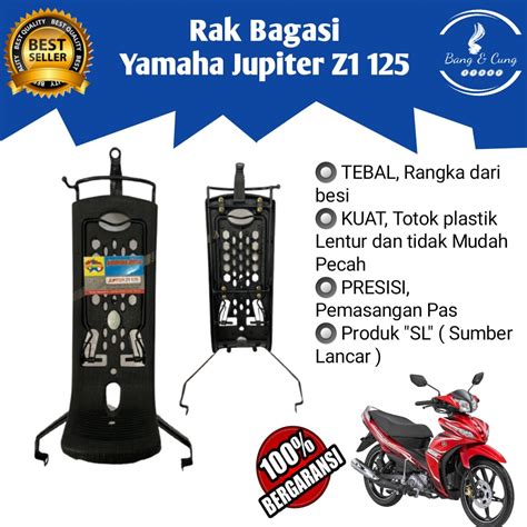 B C Rak Keranjang Jepit Bagasi Tengah Motor Yamaha Jupiter Z1 125