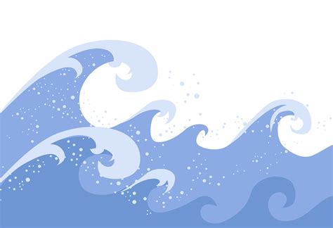 Ocean Wave Vector Illustration 37960762 Vector Art at Vecteezy