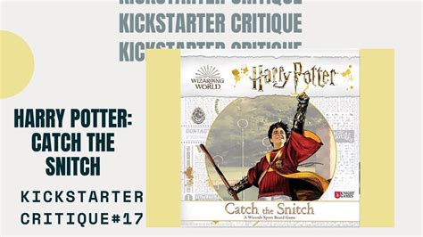 Kickstarter Critique 17 Harry Potter Catch The Snitch Youtube