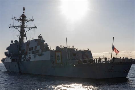 DVIDS - Images - USS Ralph Johnson (DDG 114) Conducts Change of Command ...