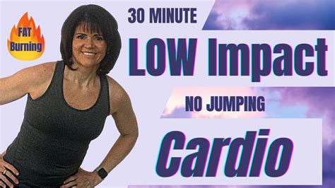 30 Min Low Impact No Jumping Fat Burning Cardio Workout Youtube