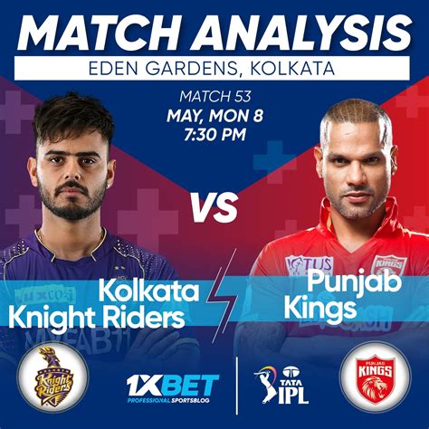 Kolkata Knight Riders Vs Punjab Kings Ipl Rd Match Analysis