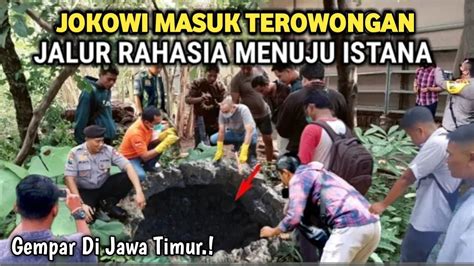 Heboh Jokowi Ketahuan Warga Masuk Terowongan Bawah Tanah Jalur