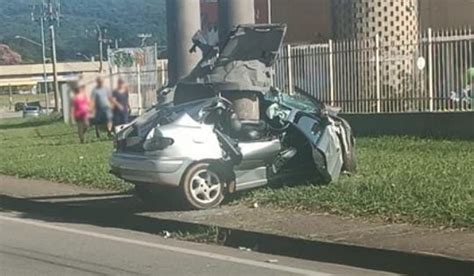 Morre Motorista Que Bateu Em Poste Na Raposo Tavares Web Di Rio