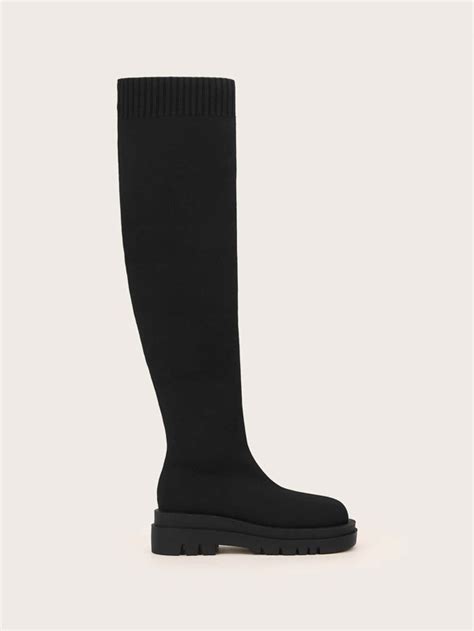 Cuccoo Everyday Collection Botas Cl Sicas Minimalista Tejido Moda De