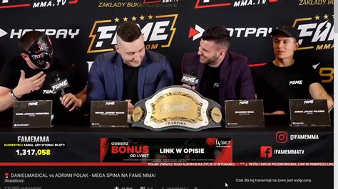 Konferencja Gali Fame Mma Magical Vs Adrian Polak Youtube