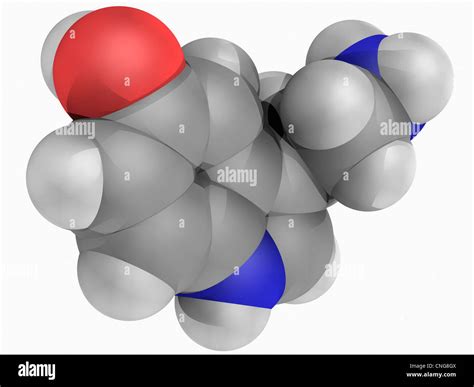 Serotonin molecule Stock Photo - Alamy