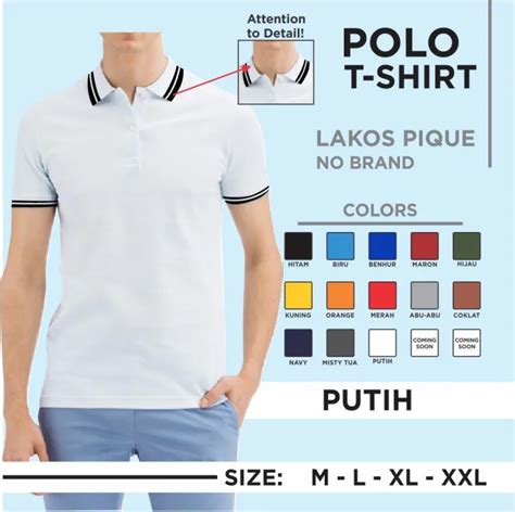 Noveli Wear Kaos Polo Shirt Polos Kuning Gold Kerah Stripe Kaos