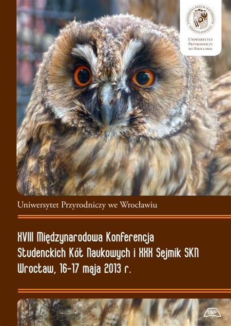 Pdf Uniwersytet Przyrodniczy We Wroc Awiu Upwr Edu Pl Komitet