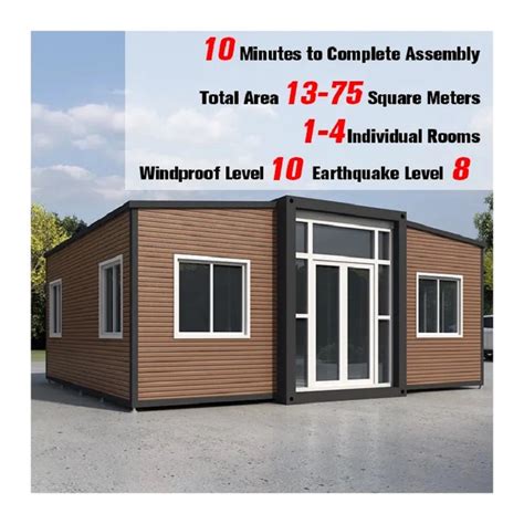 20FT 40FT Prefab Expandable Container Houses Prefabricated Foldable