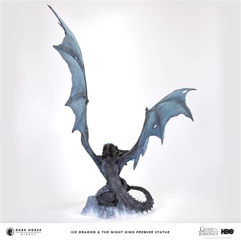 Game of Thrones: Ice Dragon & The Night King Premier Statue – Dark ...