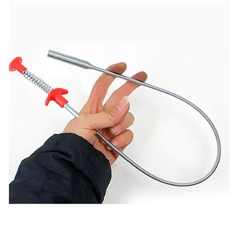 Long Reach Flexible Claw Pick Up Narrow Bend Curve Grabber Tool Spring