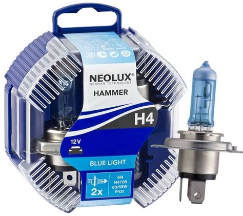 NEOLUX H4 BLUE LIGHT 4008321756824 Halogēna spuldzes kaina pigu lt