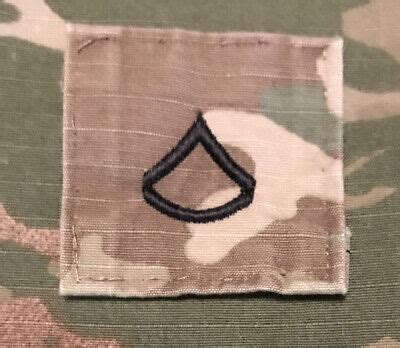 Us Army Pfc E Rank Ocp Sew On Private First Class Ebay