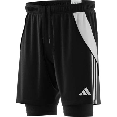 adidas Short d Entraînement Tiro 24 2 EN 1 Noir Blanc