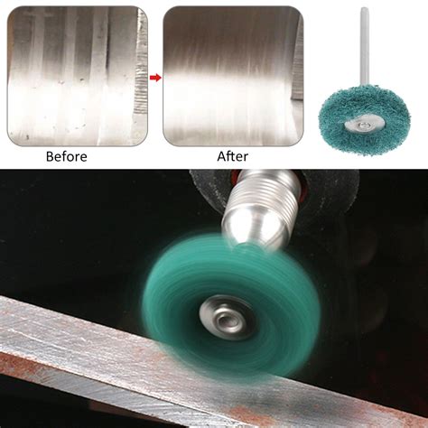 Willstar 50pcs Abrasive Buffing Polishing For Dremel Scotch Brite Wheel