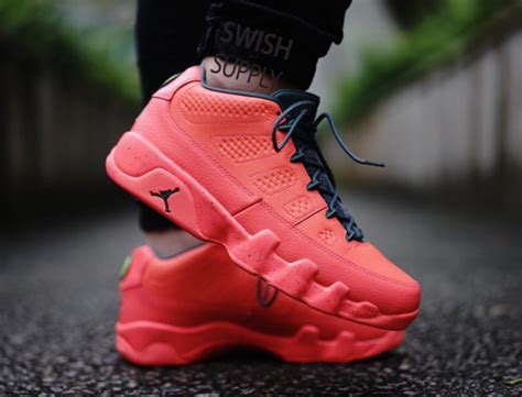 Air Jordan Ix Low Infrared 23” On Feet Complex