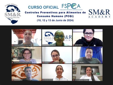 Curso Oficial FSPCA Controles Preventivos Para Alimentos De Consumo