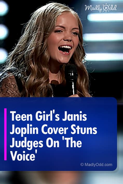 Teen Girls Janis Joplin Cover Stuns Judges On The Voice