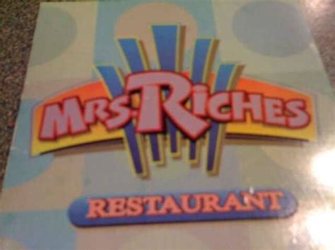 Mrs Riches Restaurant Menu Menu For Mrs Riches Restaurant Downtown