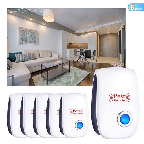 Cadorabo 2024 Upgraded Ultrasonic Pest Repeller 6 Packsindoor Pest