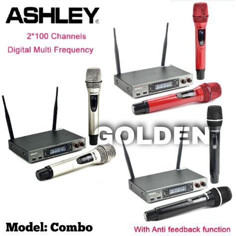 Jual Mic Wireless Ashley Combo Original Product Shopee Indonesia