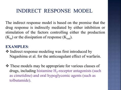 Pharmacokinetic And Pharmacodynamic Modeling Ppt