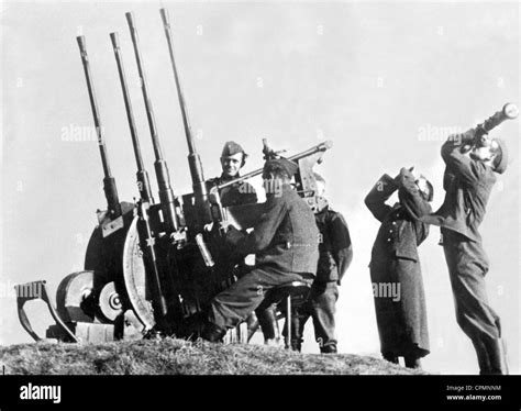 Deutsche Cm Flak An Der Ostfront Stockfotografie Alamy