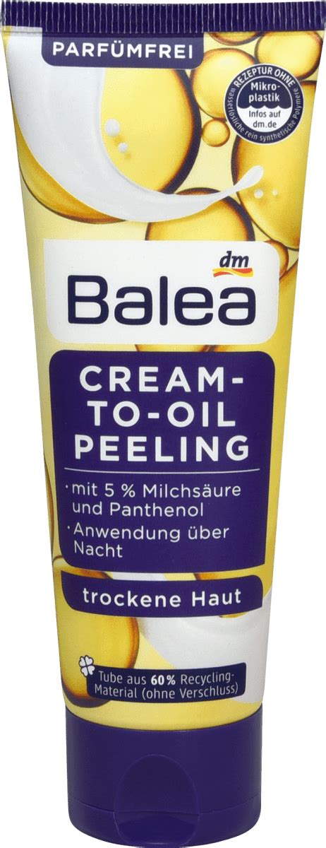 Balea Peeling Cream to Oil Overnight 75 ml dauerhaft günstig online