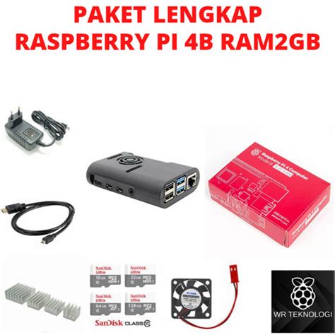 Jual Raspberry Pi B Ram Gb Paket Lengkap Siap Pakai Kota Tangerang