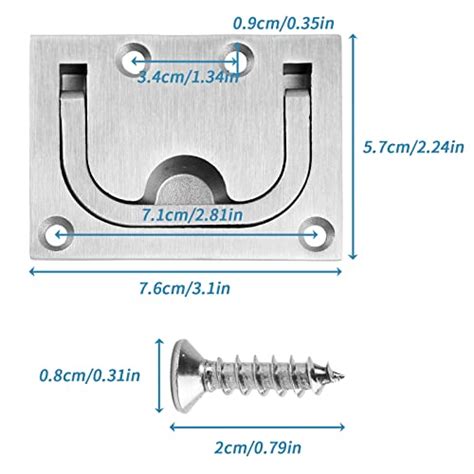 Clio Lot De Poign Es De Trappe En Acier Inoxydable Massif Pour Bateau