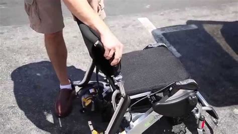 KD Smart Chair - Foldable electric wheelchair - YouTube
