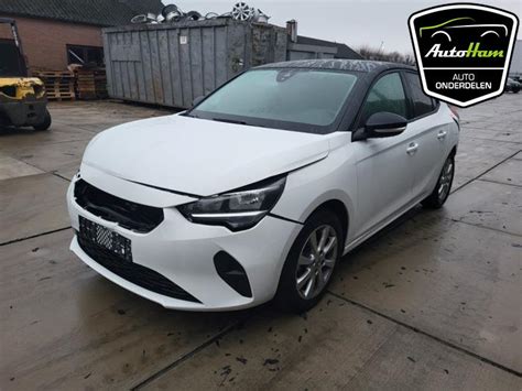 Opel Corsa F 1 2 12V 75 Salvage Vehicle 2022 White AutoHam