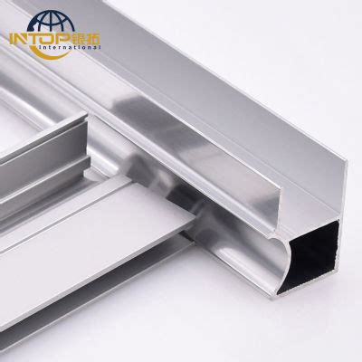 Classic Design T Anodized Silver Modular Aluminum Profiles For