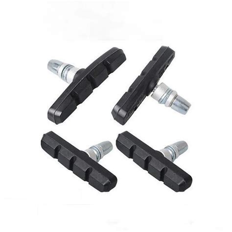 4 Pcs Set Mountain Road Bike Brake Pad Bicycle V Brake Holder Bicycle