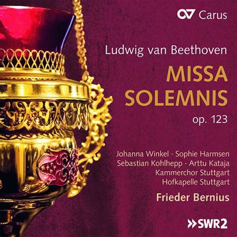 Ludwig Van Beethoven Missa Solemnis Op 123 CD Jpc