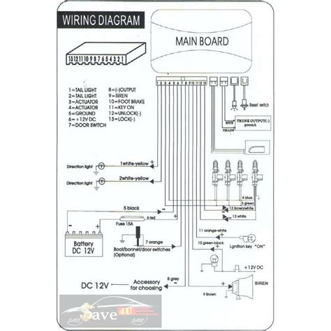 Car Alarm Wiring Diagram Toyota Collection - Wiring Collection