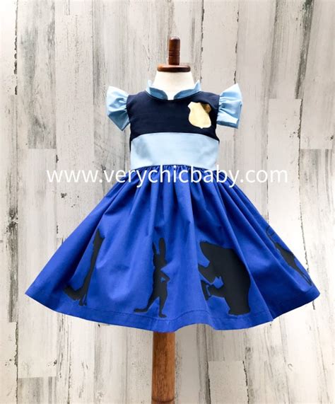 Judy Hopps Costume Judy Hopps Dress Silhouette Zootopia Etsy