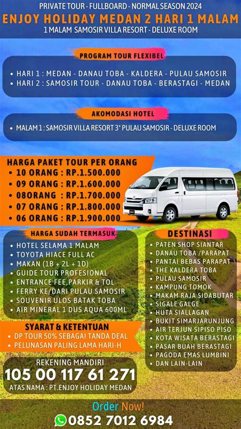 One Day Trip Danau Toba Kota Tujuan Wisata Paket Wisata Danau Toba