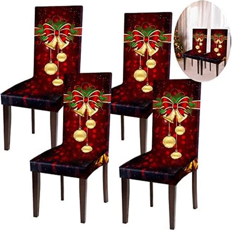 Amazon Moukeren Pcs Christmas Tablecloth Chair Protector Cover