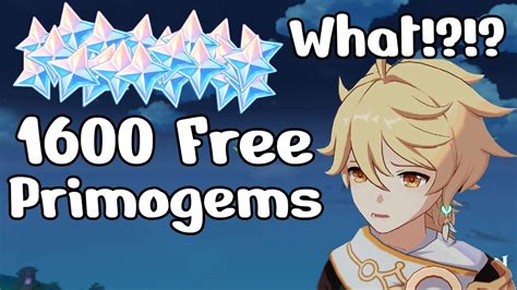 Free Primogems And How To Claim Them Genshin Impact Youtube