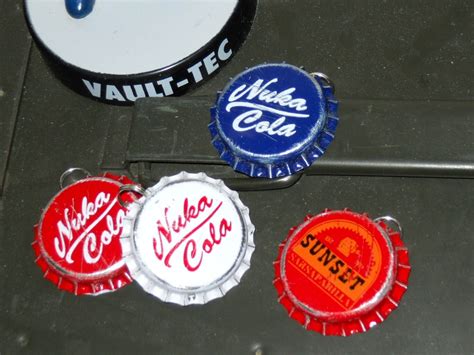 Fallout Bottle Cap Set Nuka-Cola Quantum Victory and