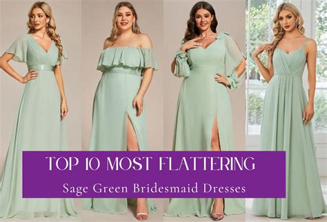 ️ Top 10 Most Flattering Sage Green Bridesmaid Dresses For All Body Types