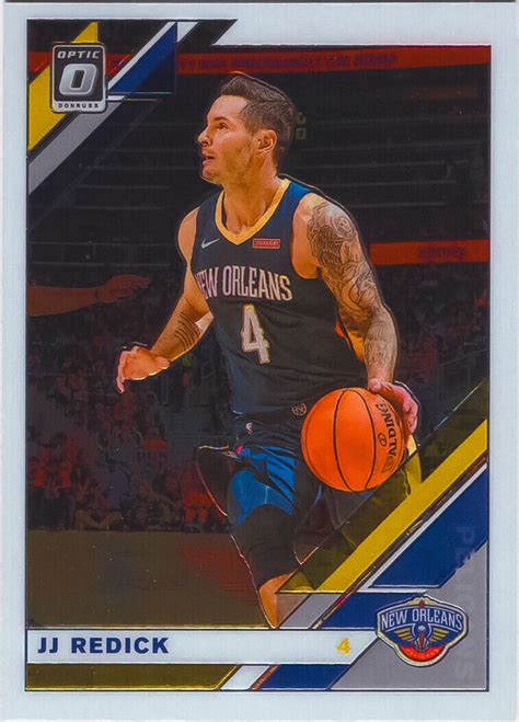 JJ Redick 2019 20 Panini Donruss Optic Chrome Base Card 43 New Orleans