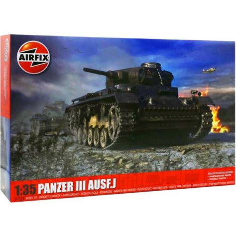 Airfix Panzer III AUSF J German World War 2 Tank Military Model Kit