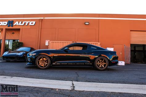 S550 Mustang Gt On Volk Te37s Gets Bmr Suspension Mods